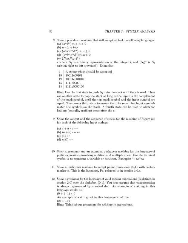 Compiler Design: Theory, Tools, and Examples - Page 86